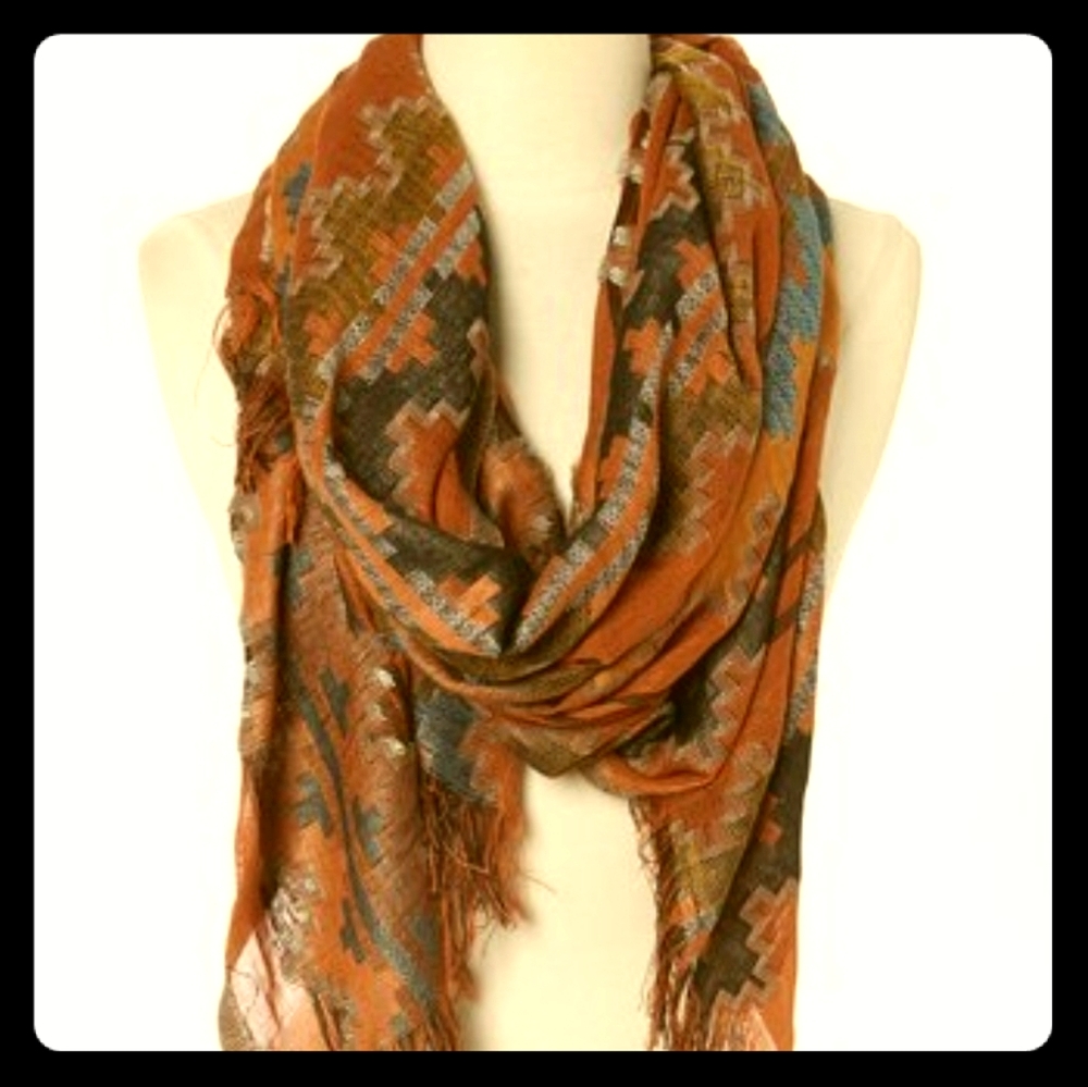 Southwest-Inspired Women's Scarf